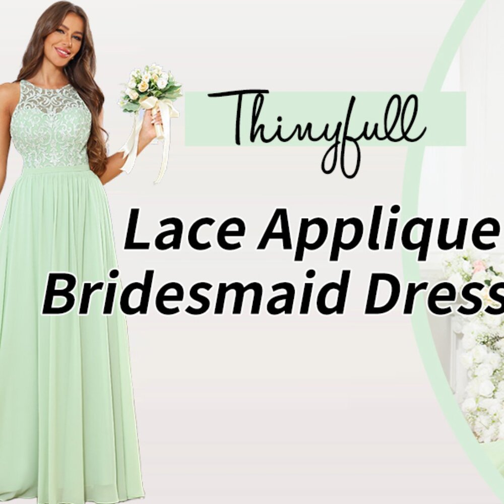 *Women's Thinyfull Ivory Lace Applique Halter Maxi Dress Size 14 NWOT - Picture 6 of 13